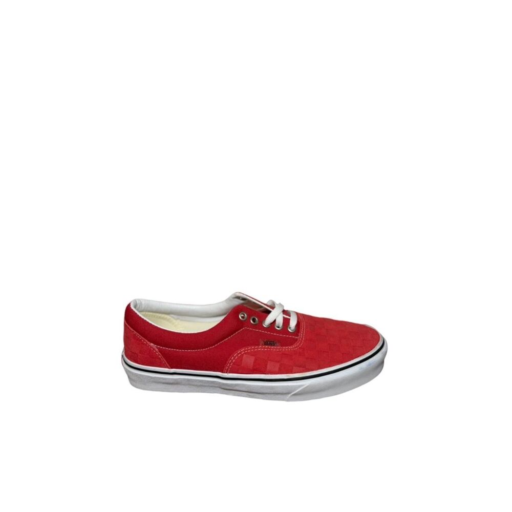 Vans Authentic Red Checkerboard Low Top Sneaker size 10